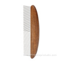 Upscale Wooden Handle Pet Fur Remover Comb